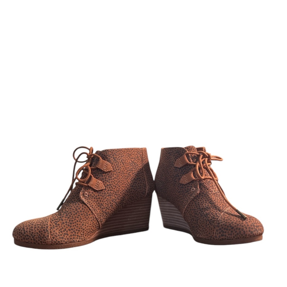 TOMS Women’s Lace-Up‎ Ankle Boots Booties Size 8 – NWT - Picture 4 of 5
